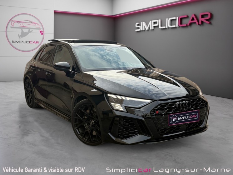 Audi rs3 sportback 2.5 tfsi 400 s tronic 7 quattro - toit ouvrant - bang  olufsen - sieges electriques et chauffants occasion...