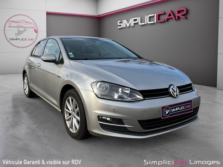 Volkswagen golf 1.6 tdi 110 bluemotion technology fap lounge occasion simplicicar limoges  simplicicar simplicibike france