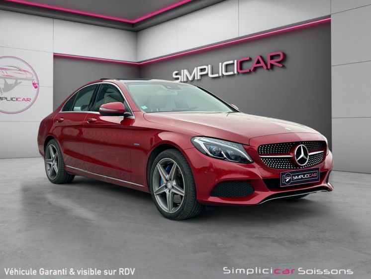 Mercedes classe c 350 e 7g-tronic plus fascination - suivi complet/toit ouvrant/caméra/feux led/cuir - garantie 12 mois...