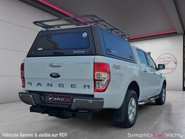 Ford ranger double cabine 2.2 tdci 150 4x4 limited attelage hard top revise  garantie 12 mois occasion simplicicar vichy...