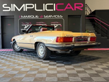 Mercedes 380 sl 3.8l v8 205cv peinture neuve entretien suivi occasion  simplicicar aix les bains simplicicar simplicibike...