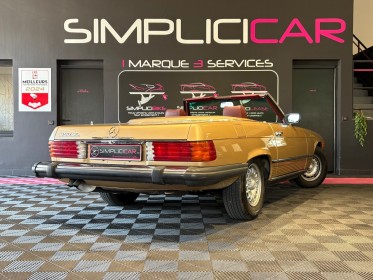 Mercedes 380 sl 3.8l v8 205cv peinture neuve entretien suivi occasion  simplicicar aix les bains simplicicar simplicibike...