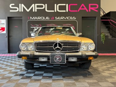 Mercedes 380 sl 3.8l v8 205cv peinture neuve entretien suivi occasion  simplicicar aix les bains simplicicar simplicibike...