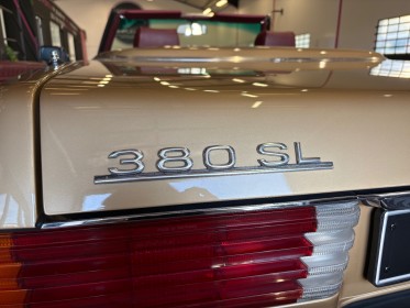 Mercedes 380 sl 3.8l v8 205cv peinture neuve entretien suivi occasion  simplicicar aix les bains simplicicar simplicibike...