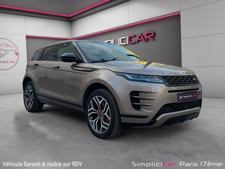 Land rover range rover evoque mark iii p300e phev awd bva8 r-dynamic autobiography suivi complet land rover occasion paris...