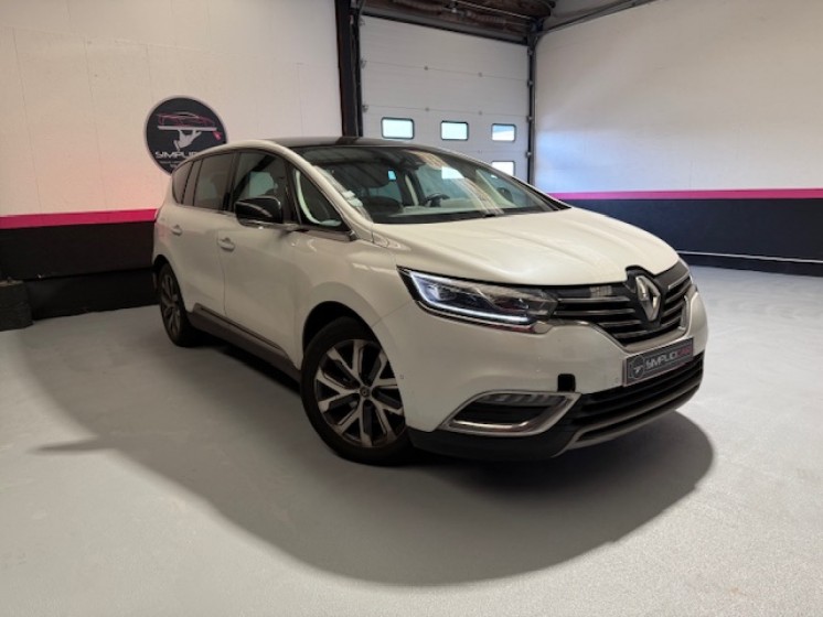 Renault espace v dci 160 energy twin turbo zen edc / toit ouvrant / sièges chauffant occasion simplicicar dunkerque...