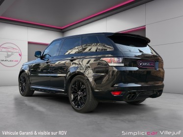 Land rover range rover sport mark iv v8 s/c 5.0l svr a caméra de recul garantie 12 mois occasion simplicicar villejuif ...