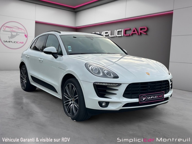 Porsche macan s 3.0 v6 340 ch s pdk - garantie 12 mois- entretien porsche - to - full options - sieges electriques occasion...