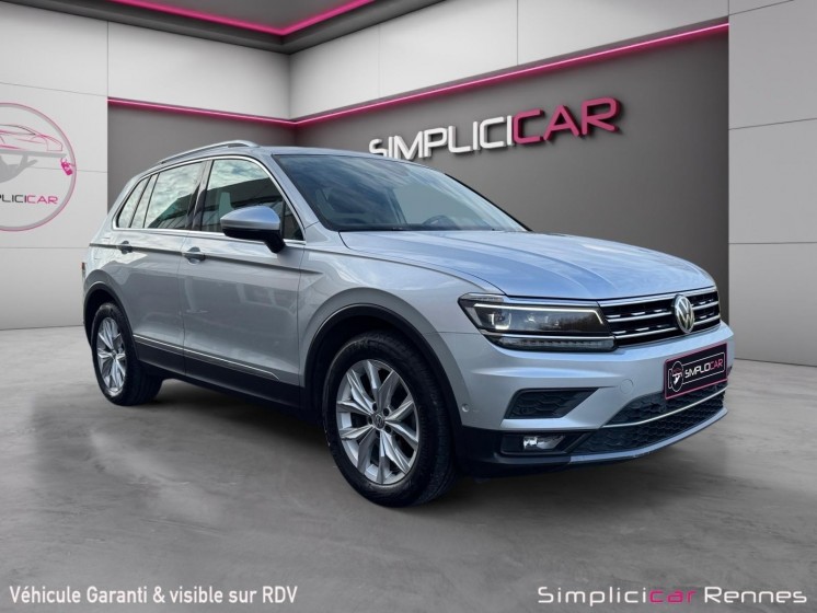 Volkswagen tiguan carat 2.0 tdi dsg7 150 - toit ouvrant - camera de recule - carplay occasion simplicicar rennes simplicicar...