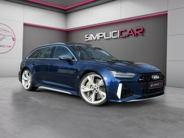 Audi rs6 c8 4.0l-600cv - toit ouv pano - son bo - freins céramiques - garantie 1an - suivi audi - 4 pneus hiver neufs ......