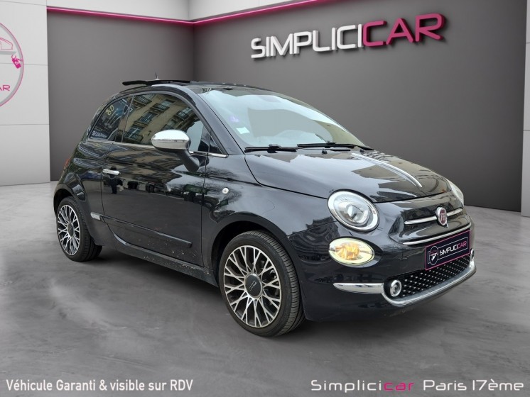 Fiat 500 serie 8 euro 6d-temp 1.2 69 ch s/s dualogic club occasion paris 17ème (75)(porte maillot) simplicicar simplicibike...