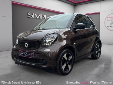 Smart fortwo cabrio 0.9 90 ch ss ba6 perfect/garantie 12 mois/entretien smart/camÉra recul/cabriolet occasion paris 17ème...