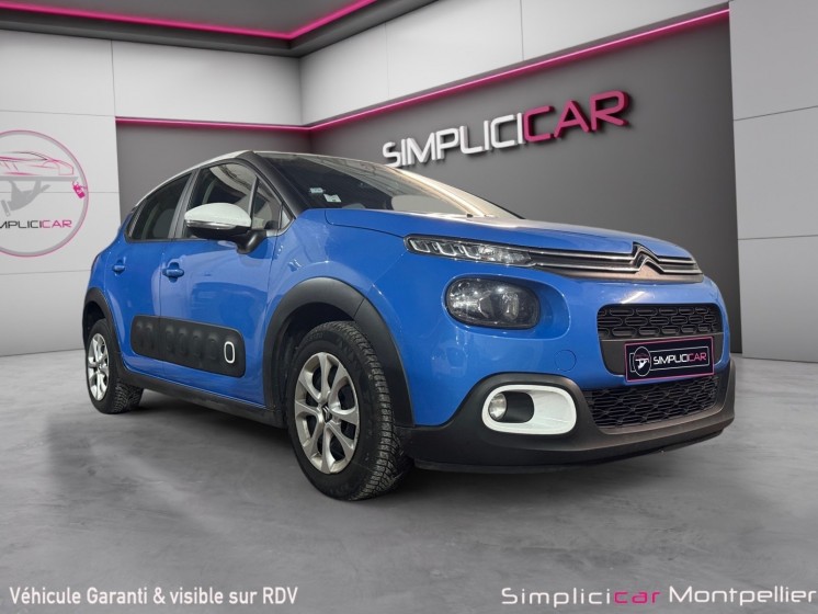 Citroen c3 c3 bluehdi 100ch carplay gps radars arriÈres airbump occasion montpellier (34) simplicicar simplicibike france