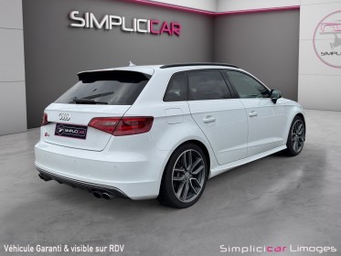 Audi s3 sportback 2.0 tfsi 300 quattro s-tronic 6 garantie 12 mois occasion simplicicar limoges  simplicicar simplicibike...