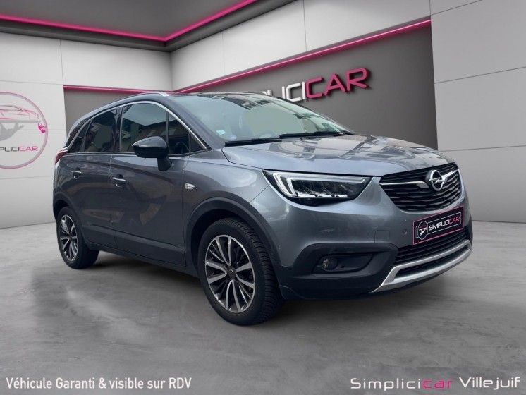 Opel crossland x 1.2 turbo 110 ch bva6 ultimate, caméra de recul, toit panoramique, garantie 12 mois occasion simplicicar...