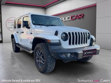 Jeep wrangler my21 unlimited 4xe 2.0 l t 380 ch phev 4x4 bva8 sahara garantie 12 mois occasion simplicicar caen  simplicicar...