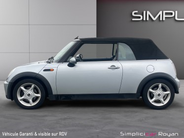 Mini one cabriolet 1.6 90 ch pack chili cuir chauffants révisé  garanti 12 mois occasion simplicicar royan simplicicar...