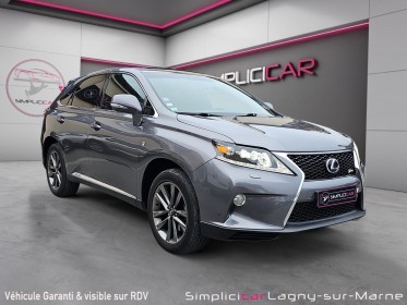 Lexus rx 450h 3.5 v6 299 ch awd f sport e-cvt - toit ouvrant occasion simplicicar lagny  simplicicar simplicibike france