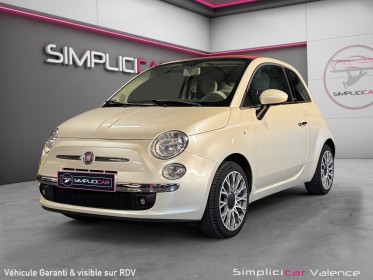 Fiat 500c 1.2 8v 69 ch lounge -- garantie 12mois -- occasion simplicicar valence - ksv  simplicicar simplicibike france