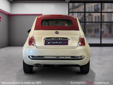 Fiat 500c 1.2 8v 69 ch lounge -- garantie 12mois -- occasion simplicicar valence - ksv  simplicicar simplicibike france