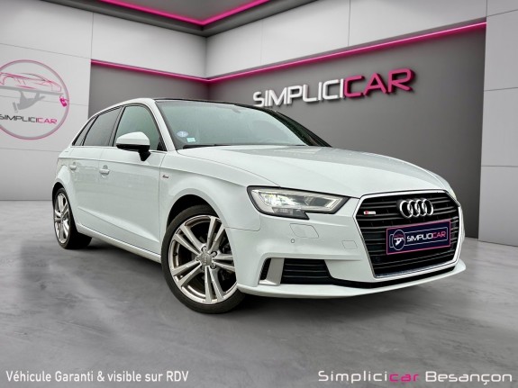 Audi a3 sportback 35 tfsi 150 s tronic 7 s line occasion simplicicar besanÇon simplicicar simplicibike france