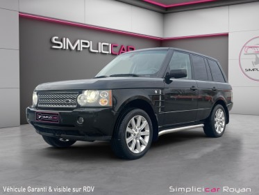 Land rover range rover 4.2 v8 400 ch supercharged premium entretien land rover garanti 12 mois occasion simplicicar royan...