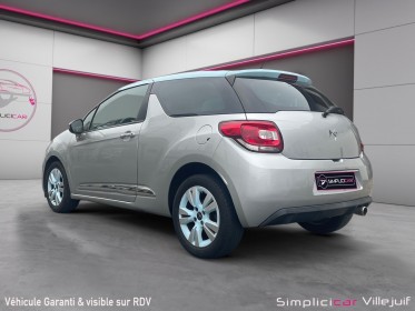 Citroen ds3 2010  vti 120 cv so chic  a, sièges chauffants, distrib ok, garantie 12 mois occasion simplicicar villejuif ...