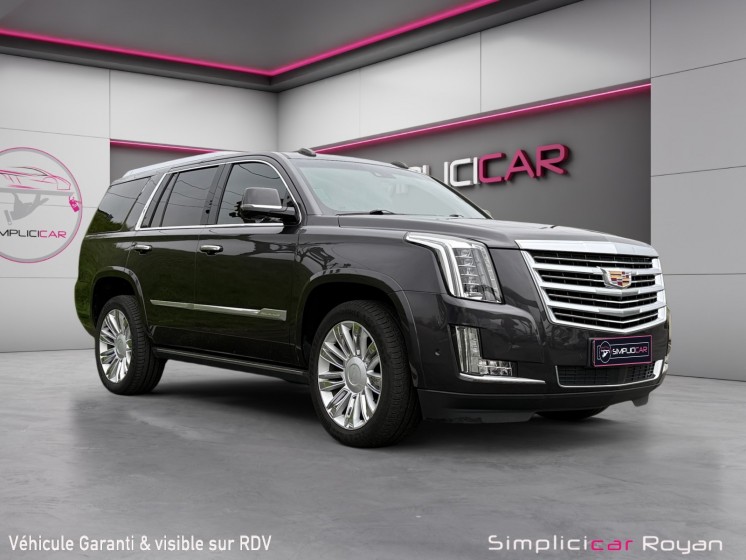 Cadillac escalade 6.2 v8 426 awd platinium a garantie 12 mois occasion simplicicar royan simplicicar simplicibike france