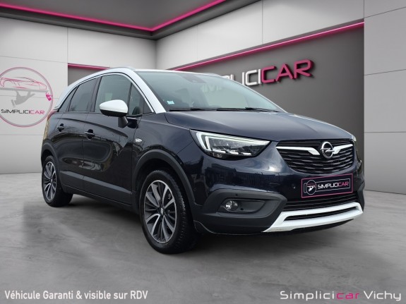 Opel crossland x 1.2 turbo 110 ch bva6 ultimate toit ouvrant panoramique camera de recul apple car play sièges volant......