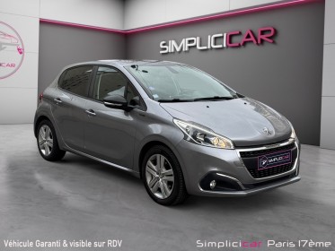 Peugeot 208 puretech 82ch ss bvm5 6.2 evap signature / rÉgulateur limiteur de vitesse/garantie 12 mois/ occasion paris...