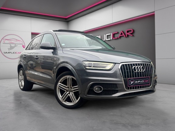 Audi q3 q3 2.0 tdi 177 ch quattro s line s tronic 7 / garantie 1an occasion  simplicicar nord isere simplicicar simplicibike...