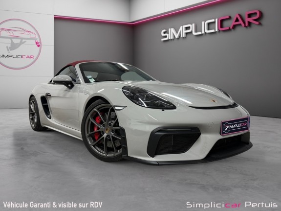 Porsche 718 boxster gts  spyder 4.0 400 ch francaise malus paye occasion simplicicar pertuis  simplicicar simplicibike france