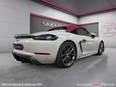 Porsche 718 boxster gts  spyder 4.0 400 ch francaise malus paye occasion simplicicar pertuis  simplicicar simplicibike france