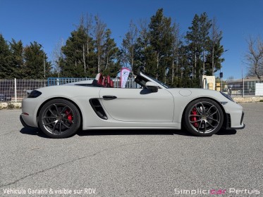 Porsche 718 boxster gts  spyder 4.0 400 ch francaise malus paye occasion simplicicar pertuis  simplicicar simplicibike france