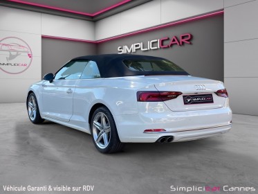 Audi a5 cabriolet 2.0 tdi 190 s tronic 7 s line occasion cannes (06) simplicicar simplicibike france