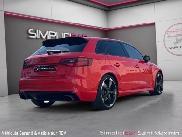 Audi rs3 sportback 2.5 tfsi 367 quattro s tronic 7 occasion simplicicar st-maximin simplicicar simplicibike france