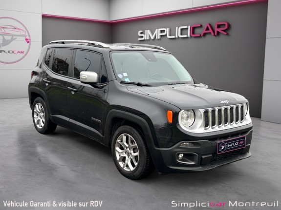 Jeep renegade 1.4 i multiair ss 140 ch limited advanced technologies a - garantie 12 mois -faible kilométrages -...