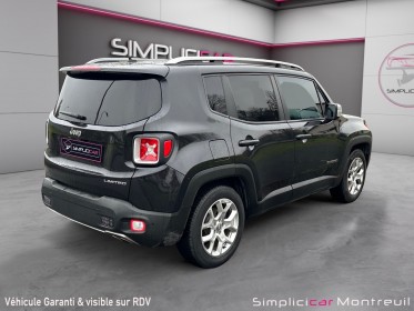 Jeep renegade 1.4 i multiair ss 140 ch limited advanced technologies a - garantie 12 mois -faible kilométrages -...