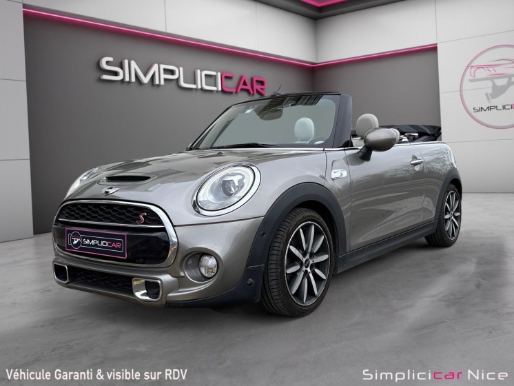 Mini cooper s  192 exquisite bva7  cabriolet occasion  simplicicar vaucresson nice - pfvauto simplicicar simplicibike france