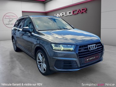 Audi q7 3.0 v6 tdi 218 tiptronic sline quattro 7 places occasion  simplicicar vaucresson nice - pfvauto simplicicar...