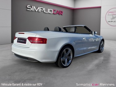 Audi a5 cabriolet s line 2.0 tdi 170ch - filet anti remou disponible - radar ar - entretien complet occasion simplicicar...