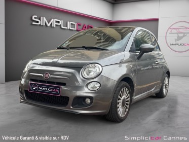 Fiat 500 s 1.2 - 69 ch occasion cannes (06) simplicicar simplicibike france