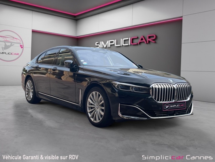 Bmw serie 7 g11/g12 lci 740d xdrive 340 ch bva8 exclusive occasion cannes (06) simplicicar simplicibike france