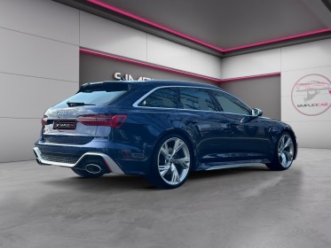 Audi rs6 c8 4.0l-600cv - toit ouv pano - son bo - freins céramiques - garantie 1an - suivi audi - 4 pneus hiver neufs ......