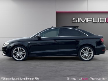 Audi a3 berline 2.0 tdi 150 s line s tronic 6 / toit ouvrant / clim bi zone / garantie 12mois minimum / occasion simplicicar...