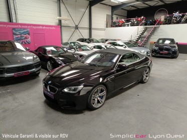 Bmw m6 cabriolet f12 m m dkg7 / garantie 12 mois occasion simplicicar lyon ouest simplicicar simplicibike france