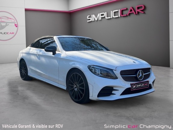 Mercedes classe c cabriolet 220 d 9g-tronic 4matic amg line full options virtual cockpit/ carplay /cuir/entretient mercedes...