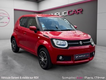 Suzuki ignis 1.2 dualjet hybrid shvs pack/ start and stop/ volant cuir/ garantie 12 mois occasion paris 17ème (75)(porte...