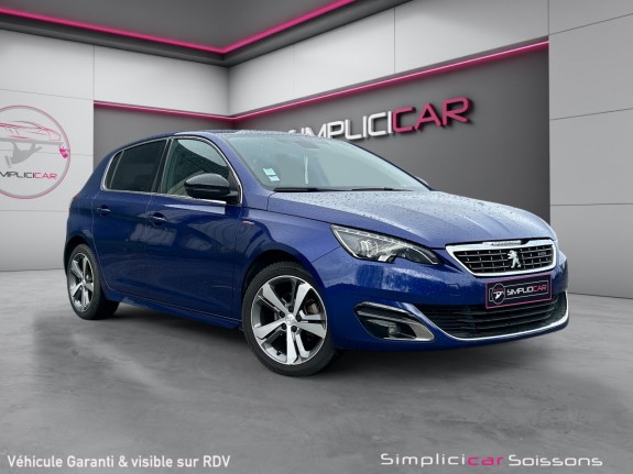 Peugeot 308 1.2 puretech 130ch gt line - suivi peugeot/caméra/radar de recul av ar/feux led - garantie 12 mois occasion...