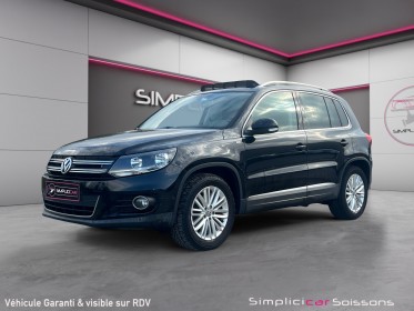 Volkswagen tiguan 2.0 tdi 110 fap bluemotion technology cup - suivi/toit ouvrant/bluetooth/radar av-ar - garantie 12 mois...